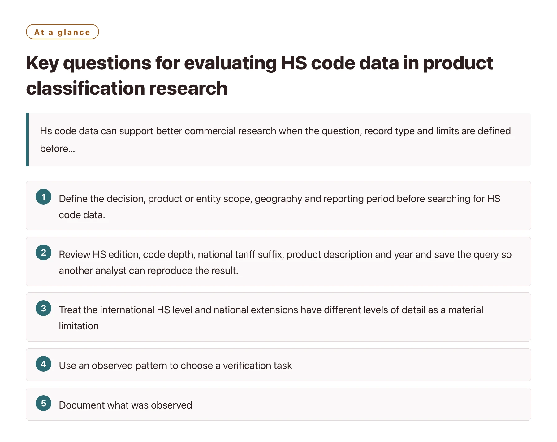 Key questions for evaluating HS code data in product classification research——全文要点速览